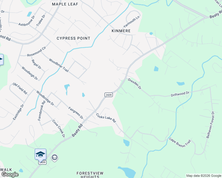 map of restaurants, bars, coffee shops, grocery stores, and more near 3831 Beaty Road in Gastonia