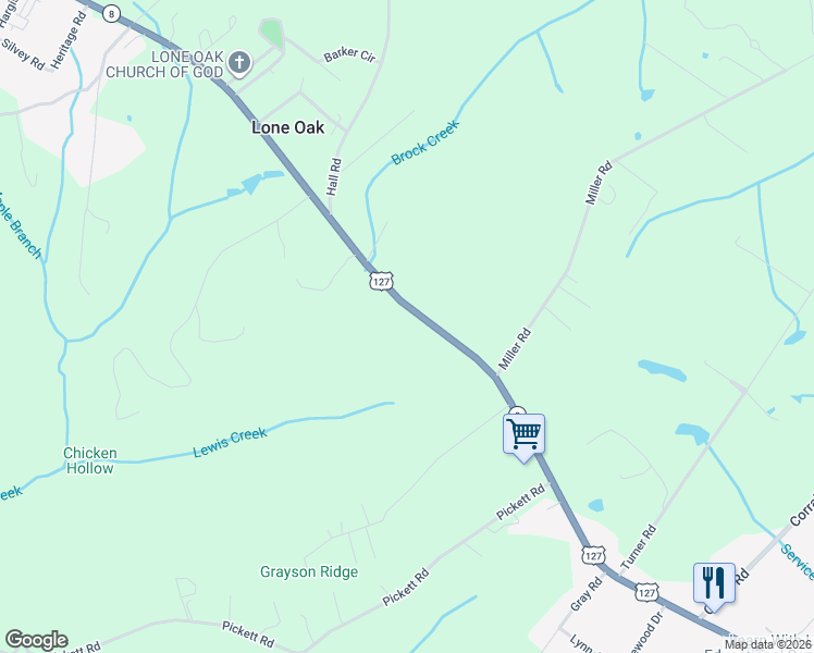 map of restaurants, bars, coffee shops, grocery stores, and more near 798 Taft Highway in Signal Mountain