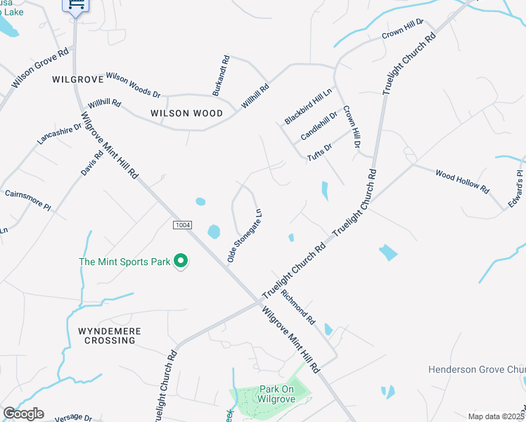 map of restaurants, bars, coffee shops, grocery stores, and more near 8510 Olde Stonegate Lane in Mint Hill