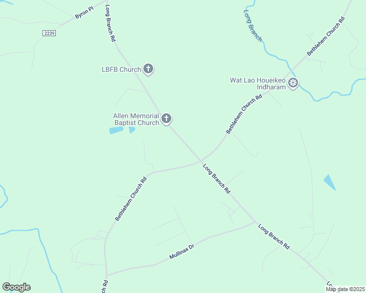 map of restaurants, bars, coffee shops, grocery stores, and more near 1236 Long Branch Road in Grover