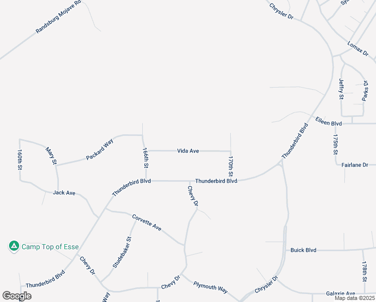 map of restaurants, bars, coffee shops, grocery stores, and more near Vida Avenue in California City