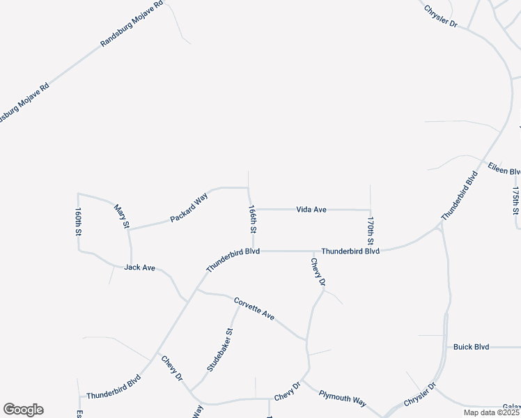 map of restaurants, bars, coffee shops, grocery stores, and more near Vida Avenue in California City