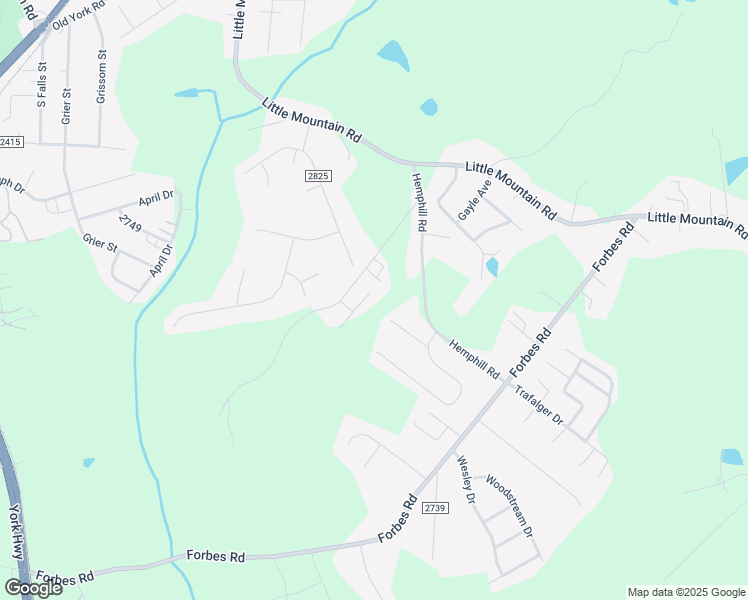map of restaurants, bars, coffee shops, grocery stores, and more near 208 Brainard Court in Gastonia