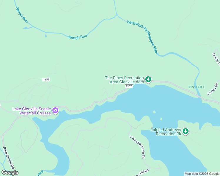 map of restaurants, bars, coffee shops, grocery stores, and more near 121 Watermelon Dr in Cullowhee