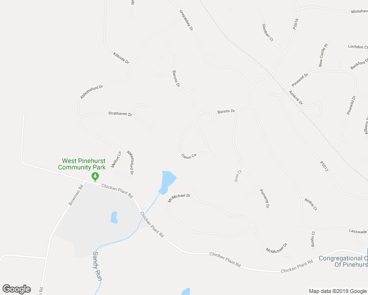 map of restaurants, bars, coffee shops, grocery stores, and more near 17 Oxton Circle in Pinehurst