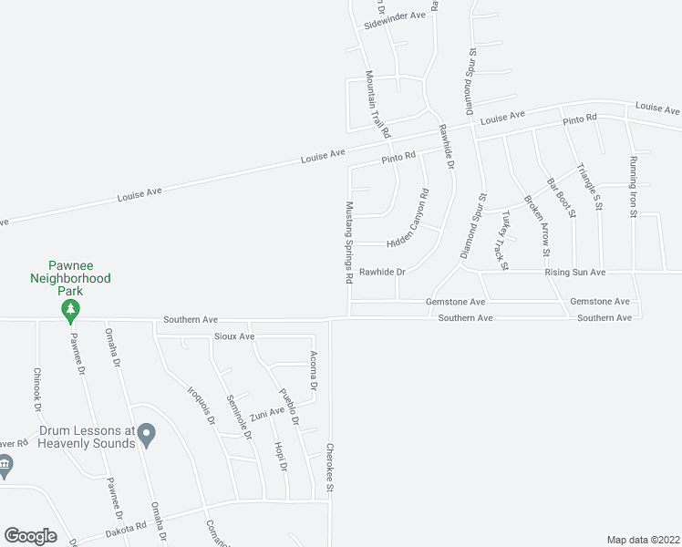map of restaurants, bars, coffee shops, grocery stores, and more near 899 Mustang Springs Road in Kingman