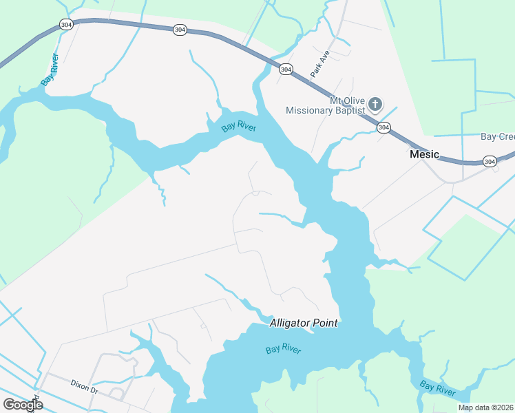 map of restaurants, bars, coffee shops, grocery stores, and more near 206 Shell Castle Lane in Vandemere