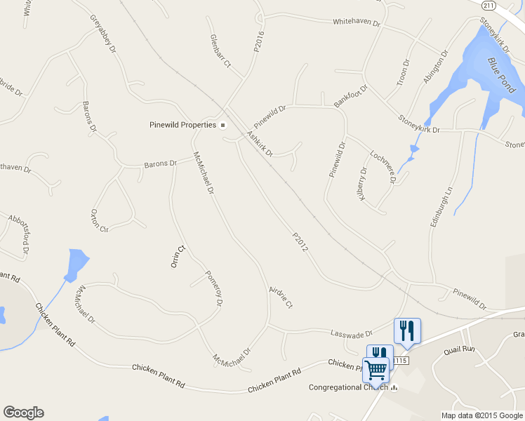 map of restaurants, bars, coffee shops, grocery stores, and more near 51 Devon Drive in Pinehurst