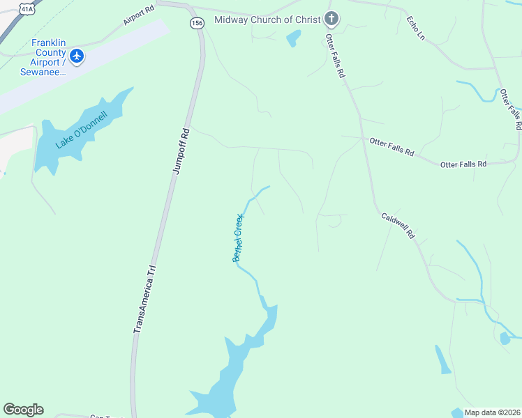 map of restaurants, bars, coffee shops, grocery stores, and more near 247 Highland Trce in Sewanee