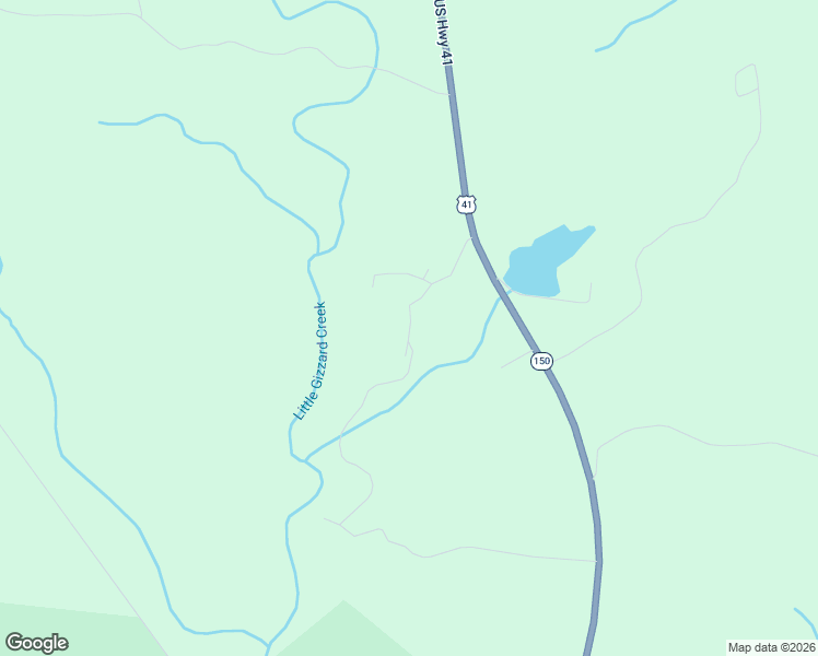 map of restaurants, bars, coffee shops, grocery stores, and more near 170 Hen House Road in Sequatchie