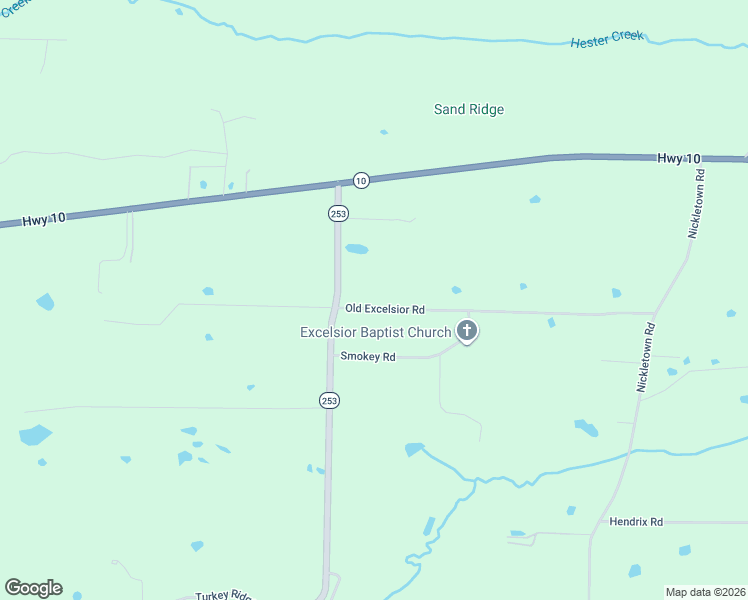 map of restaurants, bars, coffee shops, grocery stores, and more near 1008 State Highway 253 in Greenwood