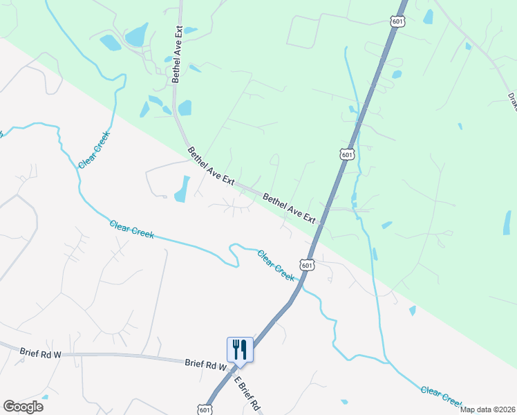 map of restaurants, bars, coffee shops, grocery stores, and more near 15750 Bethel Avenue Ext in Midland