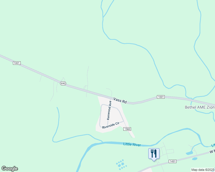 map of restaurants, bars, coffee shops, grocery stores, and more near 1814 Kenwood Avenue in Spring Lake