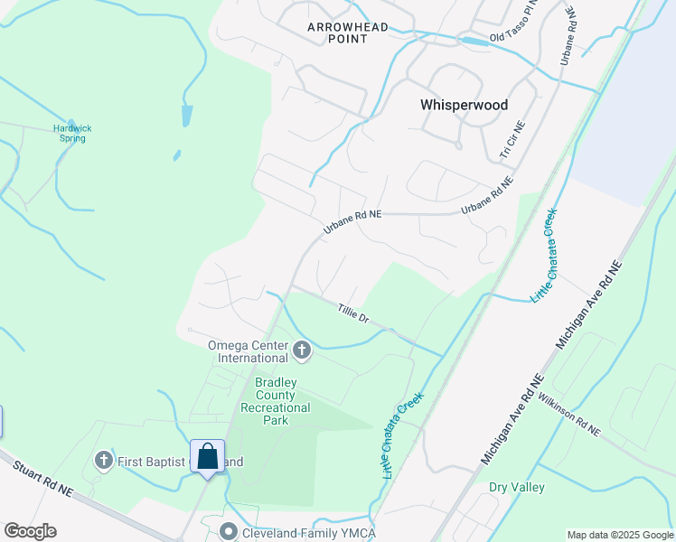 map of restaurants, bars, coffee shops, grocery stores, and more near 145 Lone Tree Drive Northeast in Cleveland
