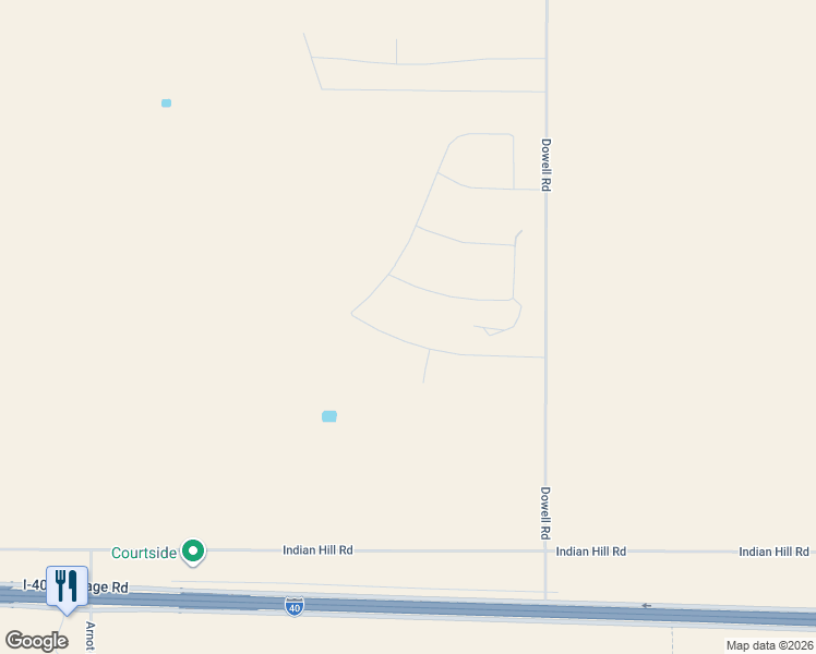 map of restaurants, bars, coffee shops, grocery stores, and more near 13900 Indian Hill Road in Amarillo