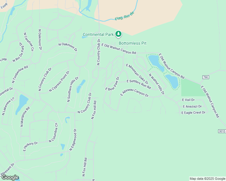 map of restaurants, bars, coffee shops, grocery stores, and more near 2350 North Plateau Drive in Flagstaff