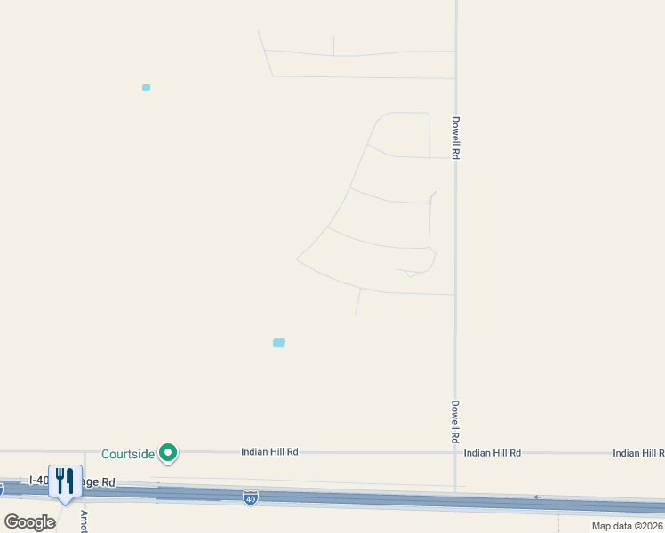 map of restaurants, bars, coffee shops, grocery stores, and more near 13900 Indian Hill Road in Amarillo