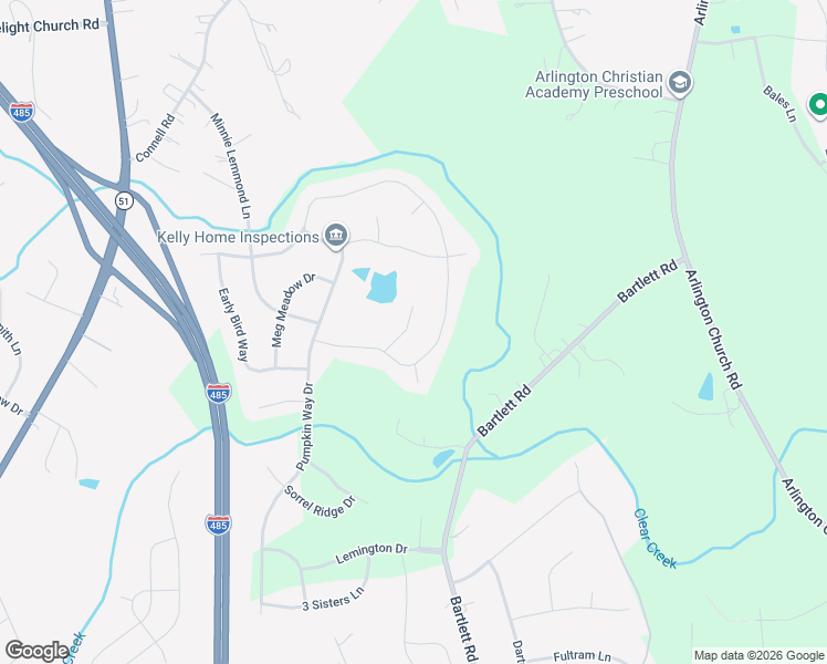 map of restaurants, bars, coffee shops, grocery stores, and more near 13628 Mary Crest Lane in Mint Hill