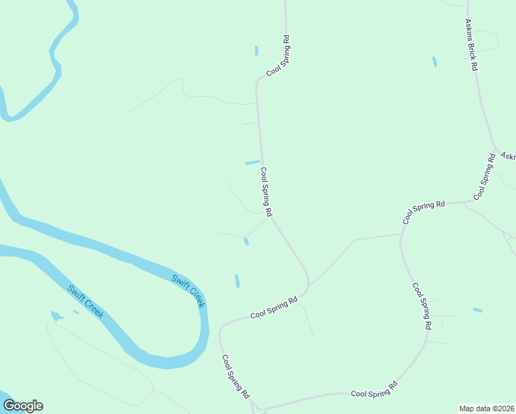 map of restaurants, bars, coffee shops, grocery stores, and more near 1551 Cool Spring Road in Ernul