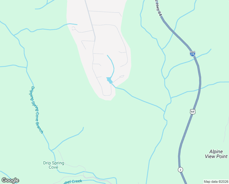map of restaurants, bars, coffee shops, grocery stores, and more near 2037 Laurel Lake Drive in Monteagle