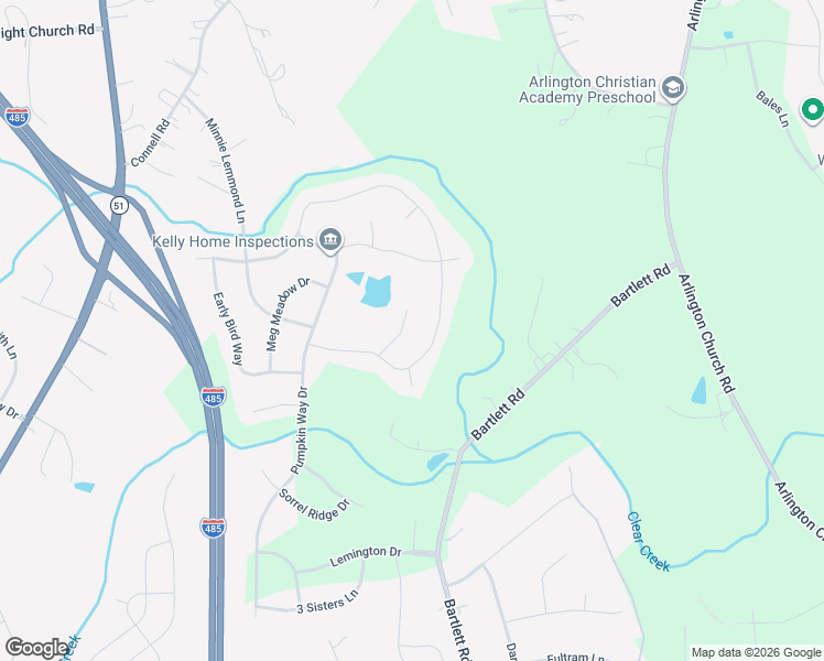 map of restaurants, bars, coffee shops, grocery stores, and more near 13628 Mary Crest Lane in Mint Hill
