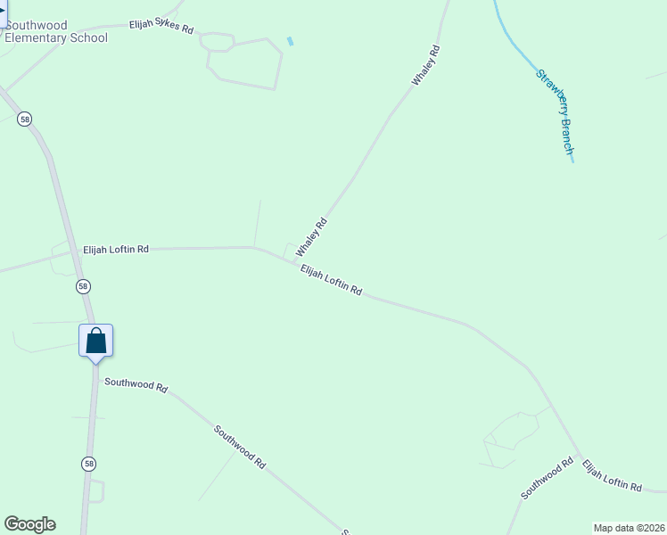 map of restaurants, bars, coffee shops, grocery stores, and more near 2294 Elijah Loftin Road in Kinston