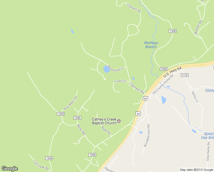 map of restaurants, bars, coffee shops, grocery stores, and more near 234 Fowler Lane in Brevard