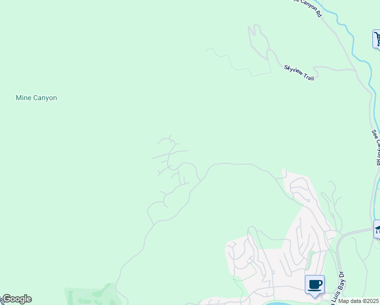 map of restaurants, bars, coffee shops, grocery stores, and more near 2815 Rock Wren Lane in Avila Beach