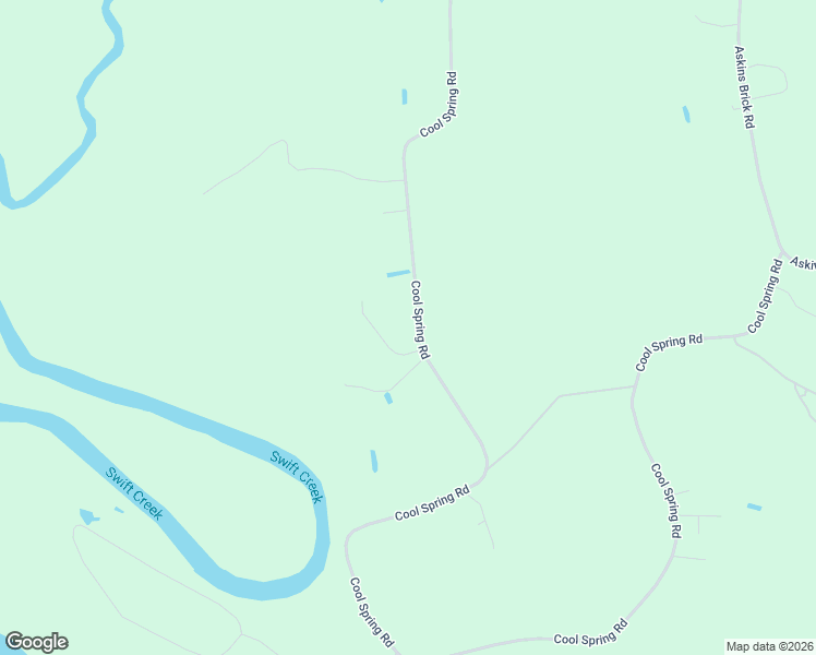 map of restaurants, bars, coffee shops, grocery stores, and more near 1551 Cool Springs Road in ERNUL