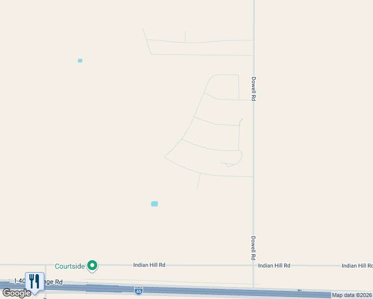 map of restaurants, bars, coffee shops, grocery stores, and more near 13900 Indian Hill Road in Amarillo