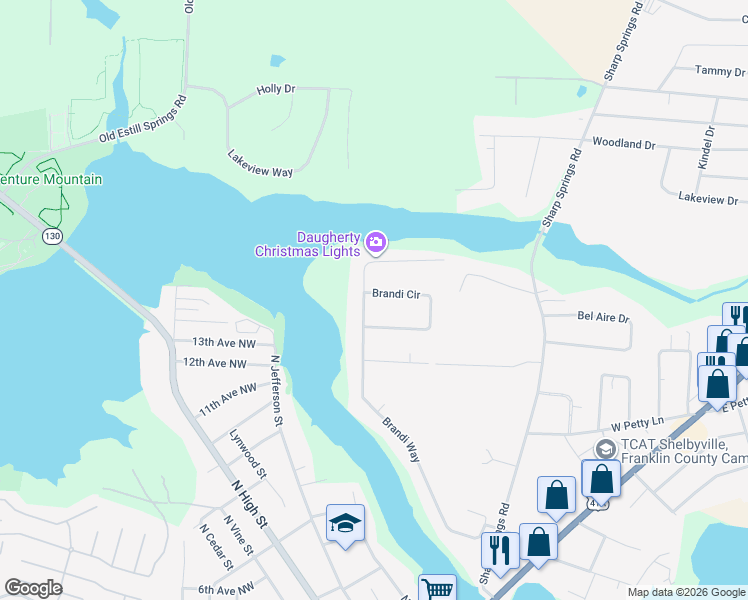 map of restaurants, bars, coffee shops, grocery stores, and more near 150 Brandi Way in Winchester