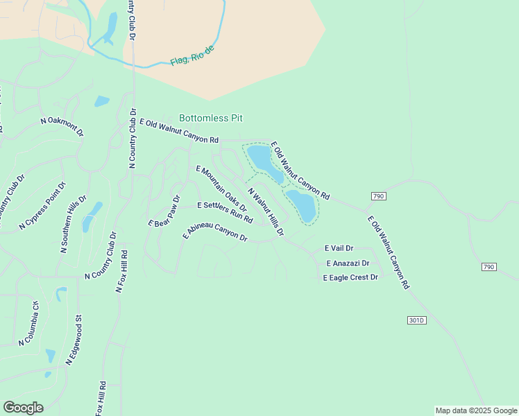 map of restaurants, bars, coffee shops, grocery stores, and more near 2735 North Walnut Hills Drive in Flagstaff