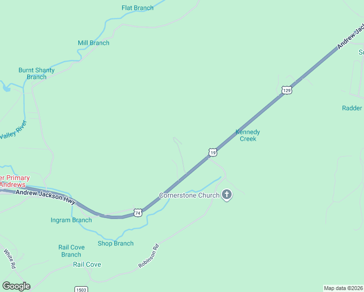 map of restaurants, bars, coffee shops, grocery stores, and more near 250 McLean Road in Andrews