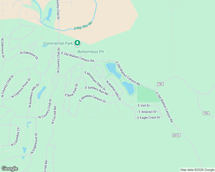 map of restaurants, bars, coffee shops, grocery stores, and more near 6205 East Willow Loop in Flagstaff