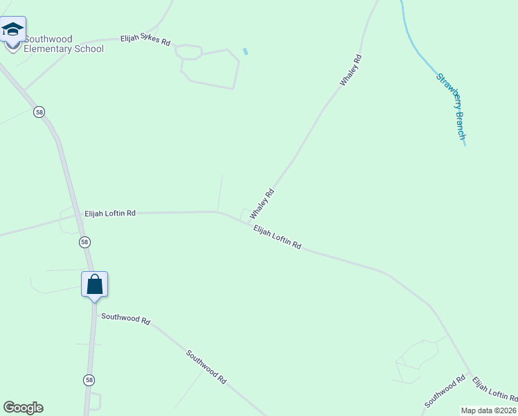 map of restaurants, bars, coffee shops, grocery stores, and more near 880 Whaley Road in Kinston