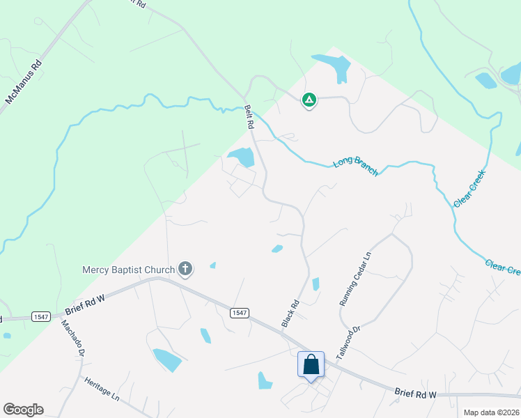 map of restaurants, bars, coffee shops, grocery stores, and more near 9807 Black Road in Midland