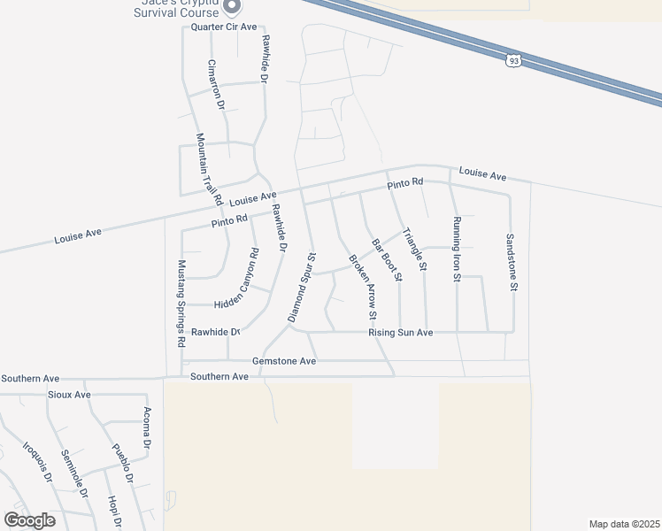 map of restaurants, bars, coffee shops, grocery stores, and more near 4225 Rafter B Avenue in Kingman