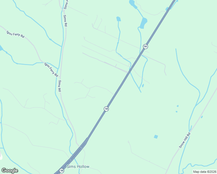 map of restaurants, bars, coffee shops, grocery stores, and more near 9505 Tennessee 58 in Harrison