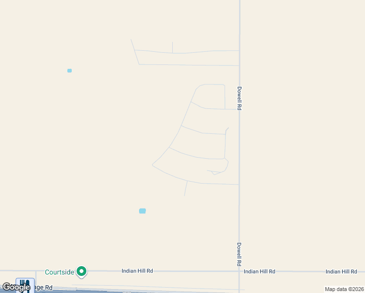 map of restaurants, bars, coffee shops, grocery stores, and more near North Dowell Road in Amarillo