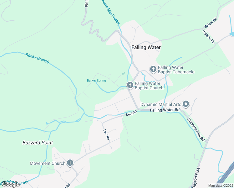 map of restaurants, bars, coffee shops, grocery stores, and more near 604 Barker Road in Hamilton County