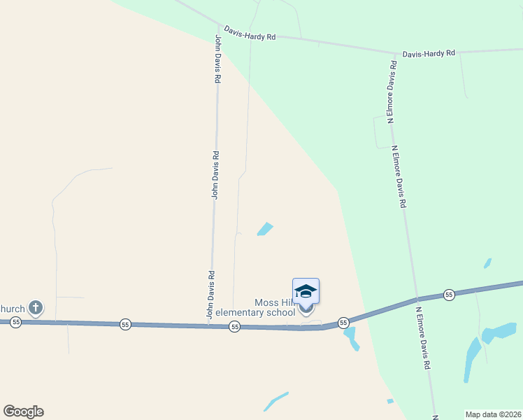 map of restaurants, bars, coffee shops, grocery stores, and more near 6172 Highway 55 West in Kinston