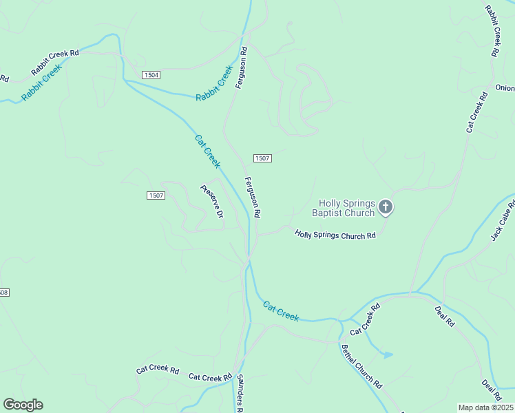 map of restaurants, bars, coffee shops, grocery stores, and more near 585 Ferguson Road in Franklin