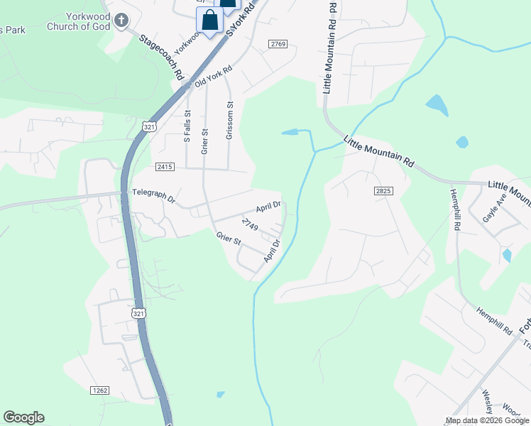 map of restaurants, bars, coffee shops, grocery stores, and more near 511 Homestead Drive in Gastonia