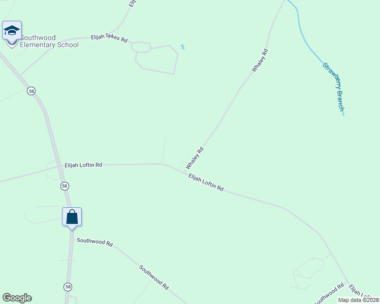 map of restaurants, bars, coffee shops, grocery stores, and more near 880 Whaley Road in Kinston