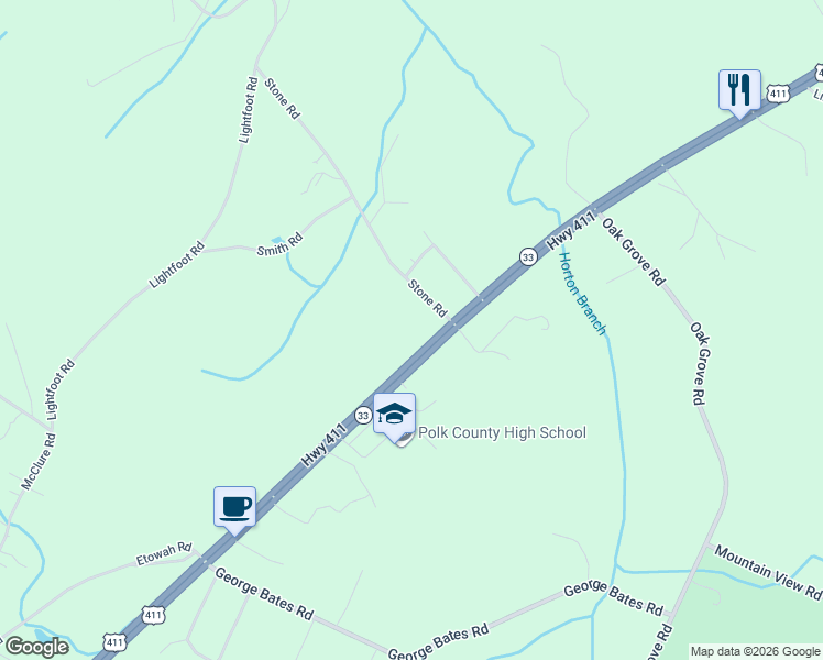 map of restaurants, bars, coffee shops, grocery stores, and more near in Benton