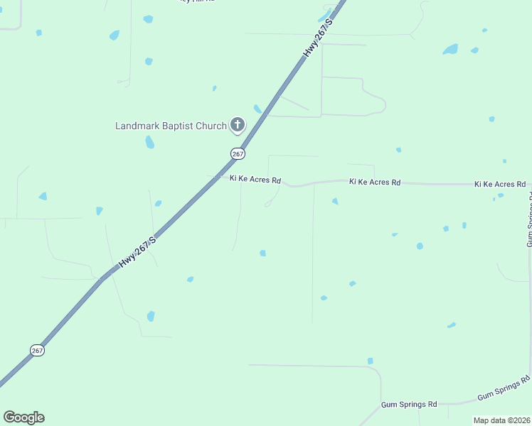 map of restaurants, bars, coffee shops, grocery stores, and more near 239 Ki Ke Acres Road in Searcy