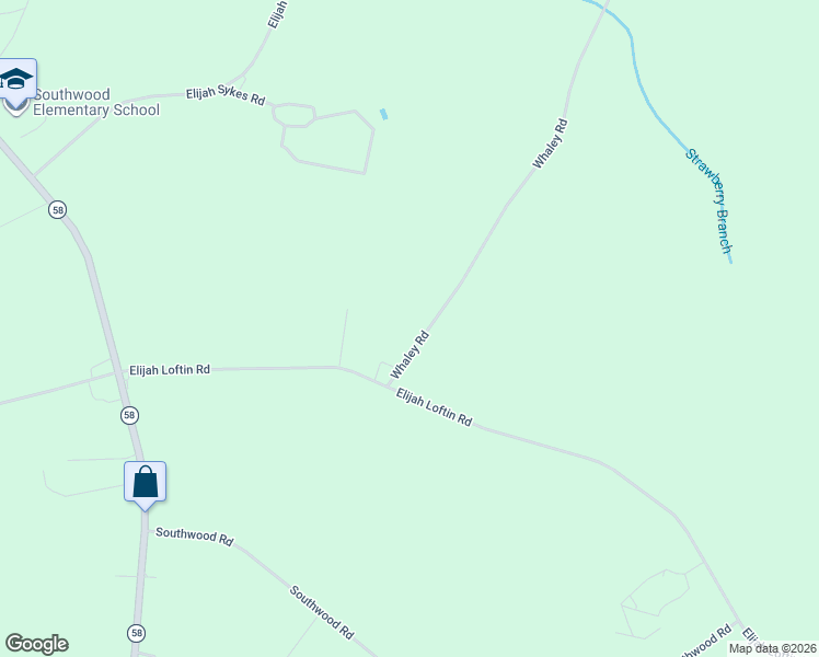 map of restaurants, bars, coffee shops, grocery stores, and more near 880 Whaley Road in Kinston