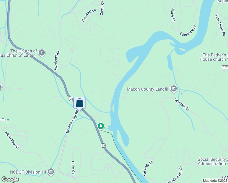 map of restaurants, bars, coffee shops, grocery stores, and more near Arthur Drake Road in Franklin