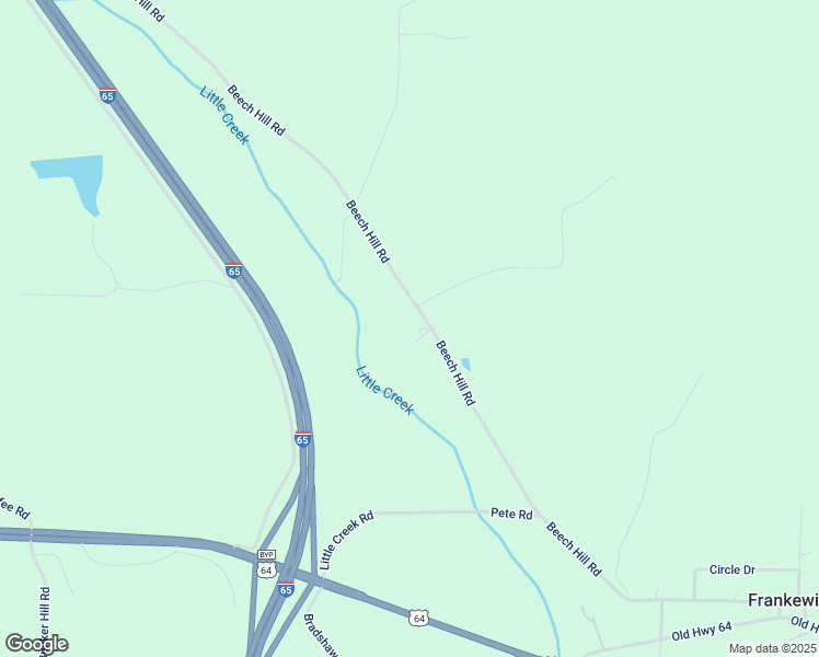 map of restaurants, bars, coffee shops, grocery stores, and more near 7559 Beech Hill Road in Pulaski