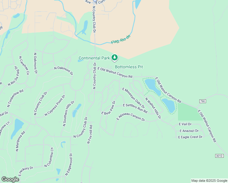 map of restaurants, bars, coffee shops, grocery stores, and more near 2667-2645 Valley View Drive in Flagstaff